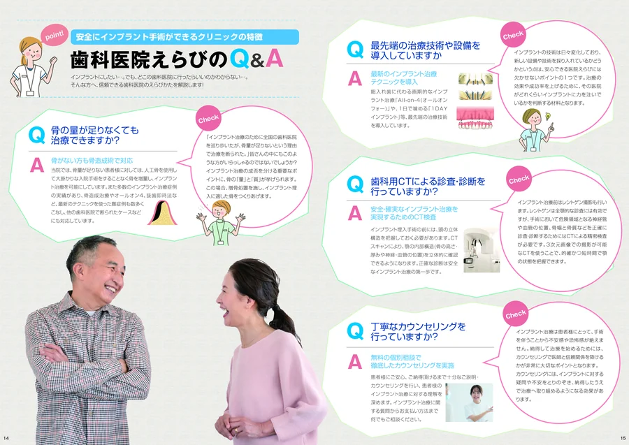 資料イメージ:医院選びのポイント
